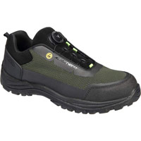 Portwest FX2 Girder Composite Low Shoe S3S ESD SR FO - Black/Green