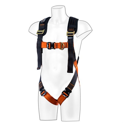 Portwest Ultra 2 Point Harness - Black/Orange