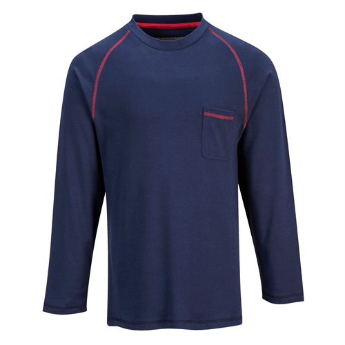 Portwest Bizflame FR Crew Neck - Navy