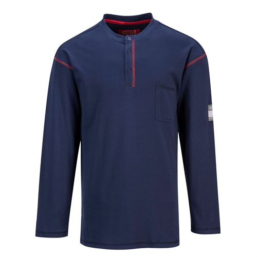 Portwest Bizflame FR Henley - Navy
