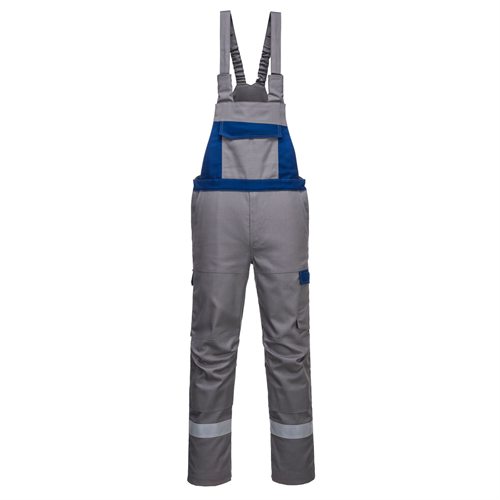 Portwest Bizflame Ultra Two Tone Bib & Brace - Grey