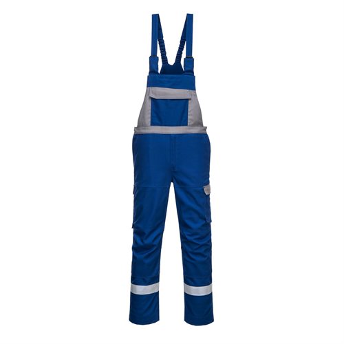 Portwest Bizflame Ultra Two Tone Bib & Brace - Royal Blue