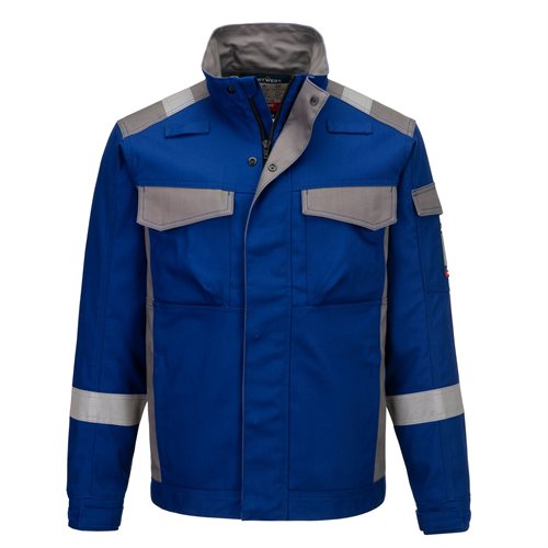 Portwest Bizflame Ultra Two Tone Jacket - Royal Blue