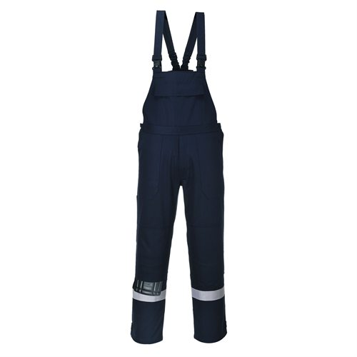 Portwest Bizflame Plus Bib and Brace - Navy