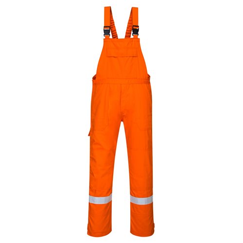 Portwest Bizflame Plus Bib and Brace - Orange