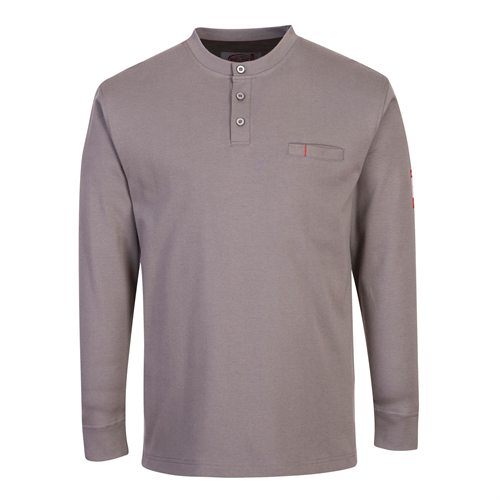 Portwest FR Anti-Static Henley - Grey