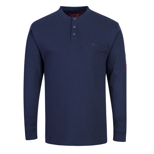 Portwest FR Anti-Static Henley - Navy
