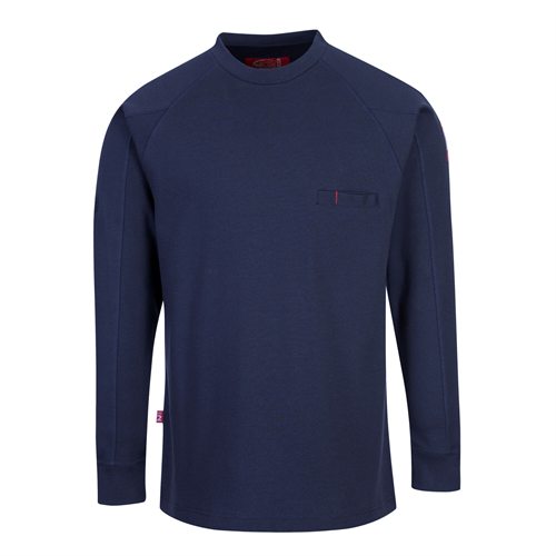 Portwest FR Anti-Static Crew Neck - Navy
