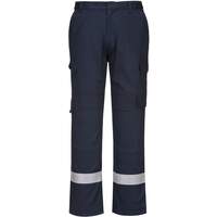 Portwest Bizflame Plus Lightweight Stretch Panelled Trouser - Navy