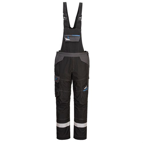 Portwest WX3 FR Bib & Brace - Black