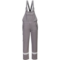 Portwest Bizflame Work+ FR Bib and Brace - Grey
