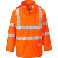 Portwest Sealtex Flame Hi-Vis Jacket - Orange