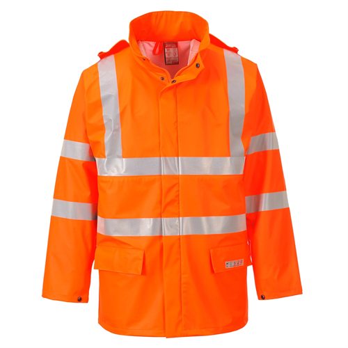 Portwest Sealtex Flame Hi-Vis Jacket - Orange