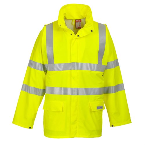 Portwest Sealtex Flame Hi-Vis Jacket - Yellow
