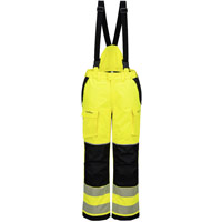 Portwest PW3 Modaflame Rain+ Hi-Vis Multi-Norm FR Winter Trousers - Yellow/Black