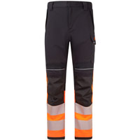 Portwest PW3 Modaflame Work HVO Class 1 FR Trousers - Orange/Black
