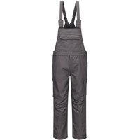 Portwest Bizflame Industry FR Bib and Brace - Grey