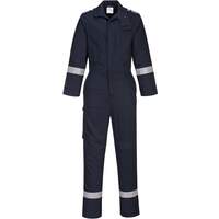 Portwest Bizflame Plus Stretch Panelled Coverall  - Navy