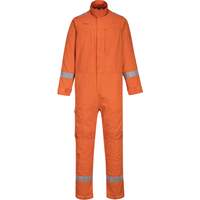 Portwest Bizflame Plus Stretch Panelled Coverall  - Orange