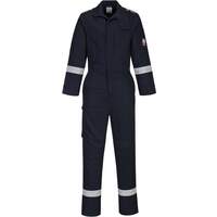Portwest Bizflame Plus Lightweight Stretch Panelled Coverall  - Navy