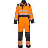 Portwest PW3 Modaflame Work HVO Multi-Norm FR Coverall - Orange/Navy