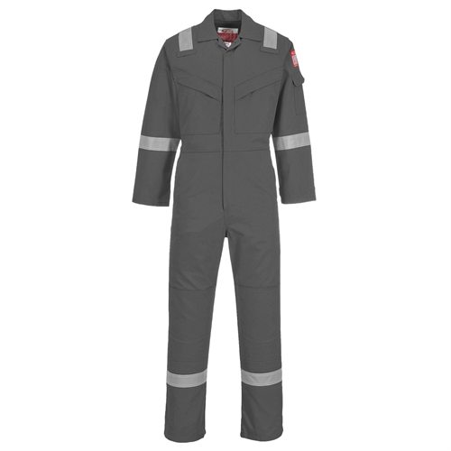 Portwest Flame Resistant Anti-Static Coverall 350g - Grey