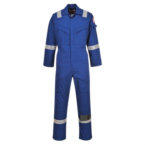 Portwest Flame Resistant Anti-Static Coverall 350g - Royal Blue