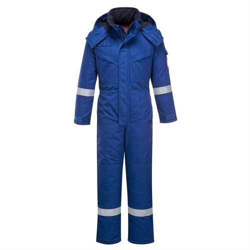 Portwest FR Anti-Static Winter Coverall - Royal Blue