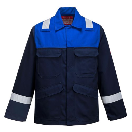 Portwest Bizflame Plus Jacket - Navy/Royal