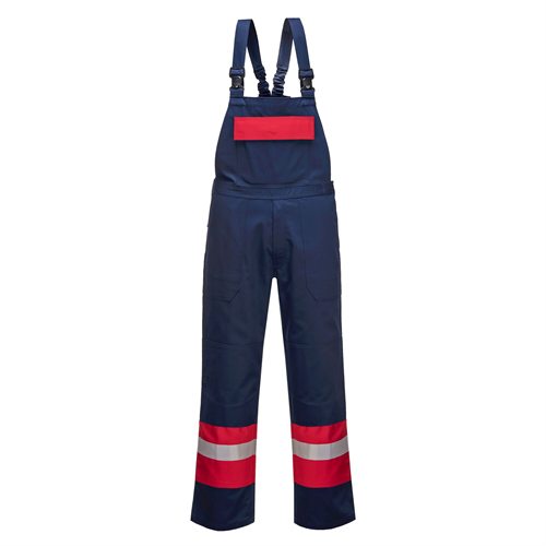 Portwest Bizflame Plus Bib and Brace - Navy