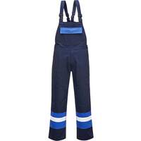 Portwest Bizflame Plus Bib and Brace - Navy/Royal