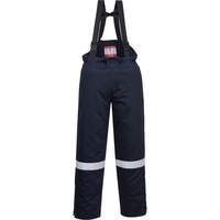 Portwest FR Anti-Static Winter Salopettes - Navy