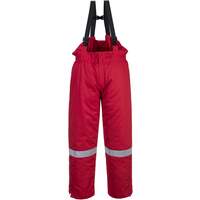 Portwest FR Anti-Static Winter Salopettes - Red