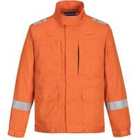 Portwest Bizflame Plus Lightweight Stretch Panelled Jacket - Orange