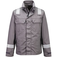 Portwest Bizflame Work+ FR Jacket - Grey