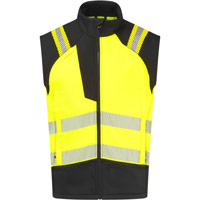 Portwest PW3 Modaflame Softshell Hi-Vis FR Gilet - Yellow/Black