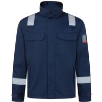 Portwest Bizflame Work+ FR Jacket (FR741) - Dark Navy