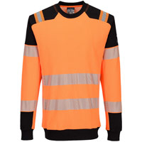 Portwest PW3 Modaflame Knit HVO FR Sweatshirt - Orange/Black