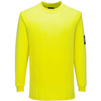 Portwest Modaflame Knit FR Long Sleeve T-Shirt - Yellow