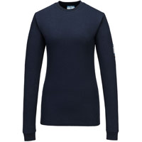 Portwest Modaflame Knit FR Women's Long Sleeve T-Shirt - Dark Navy