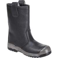Portwest Steelite Rigger Boot S1P CI (With scuff cap) - Black