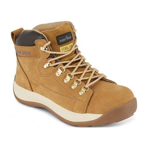 Portwest Steelite Mid Cut Nubuck Boot SB HRO - Honey