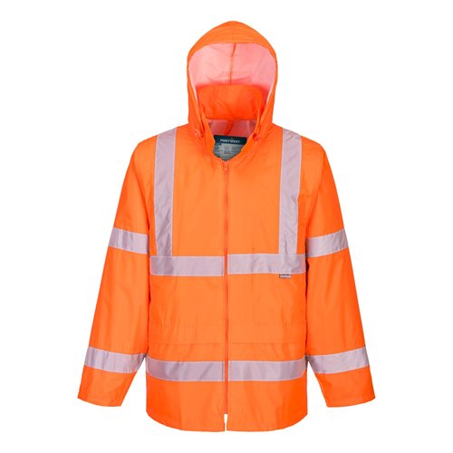 Portwest Hi-Vis Rain Jacket - Orange