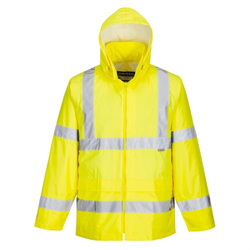 Portwest Hi-Vis Rain Jacket - Yellow