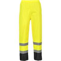 Portwest Hi-Vis Classic Contrast Rain Trouser - Yellow/Black