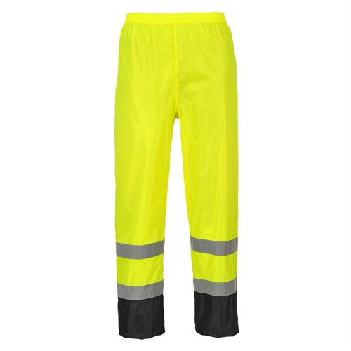 Portwest Hi-Vis Classic Contrast Rain Trouser - Yellow/Black