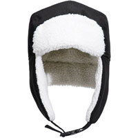 Portwest Sherpa Lined Trapper Hat - Black
