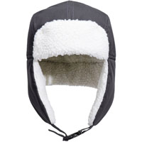 Portwest Sherpa Lined Trapper Hat - Metal Grey