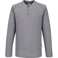 Portwest KA3 Henley T-Shirt L/S - Zoom Grey