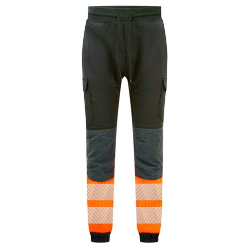 Portwest KX3 Hi-Vis Flexi Class 1 Jogger - Black/Orange